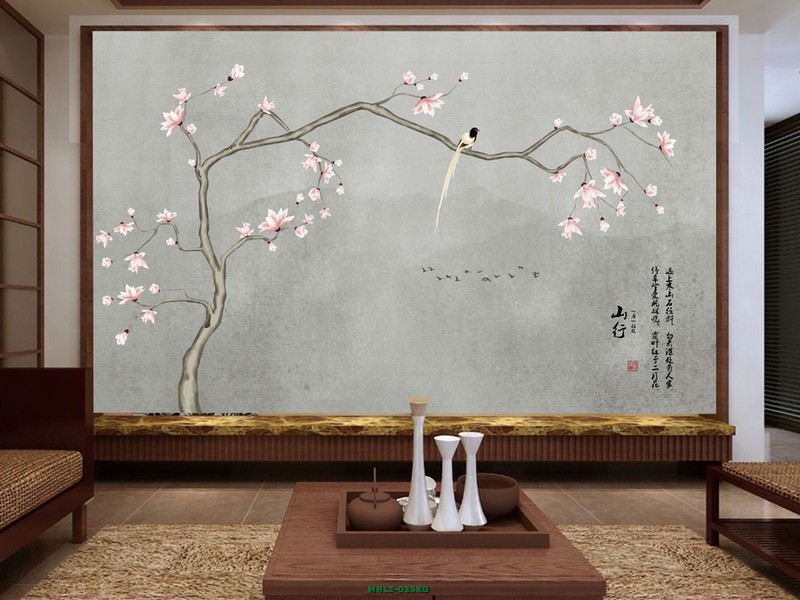 Cành hoa mộc lan MHL2-035KG